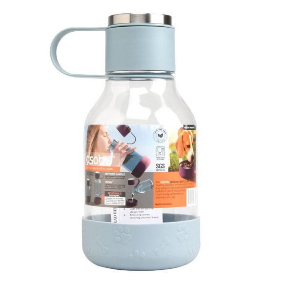 🚨LAST ONE🚨 In Blue Color - Has a Scratch - Doggie & Me Water Bottle Bowl Combo - Picture 10 of 10